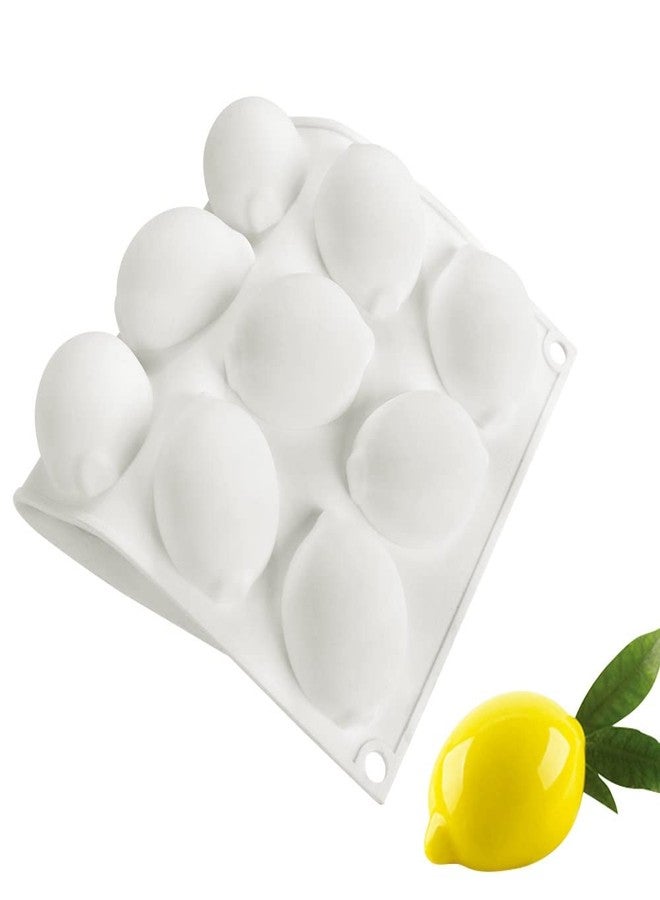 mostsom Silicone Mold Baking Pan Non-Stick Baking Pastry Chocolate Cake Dessert DIY Decoration Tools (Lemon V_11.8x6.8x0.11 inch) - Image 5